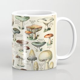 Vintage Mushroom & Fungi Chart by Adolphe Millot Mug
