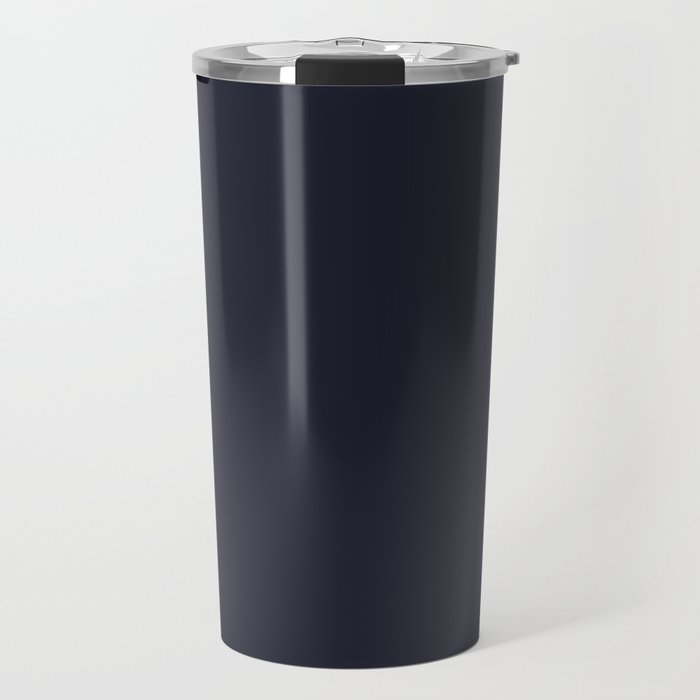 Blue-Black Oil Travel Mug