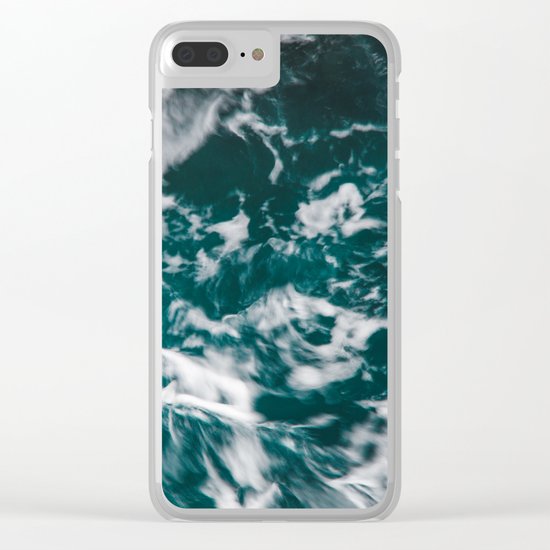 Freedom Waves Clear iPhone Case