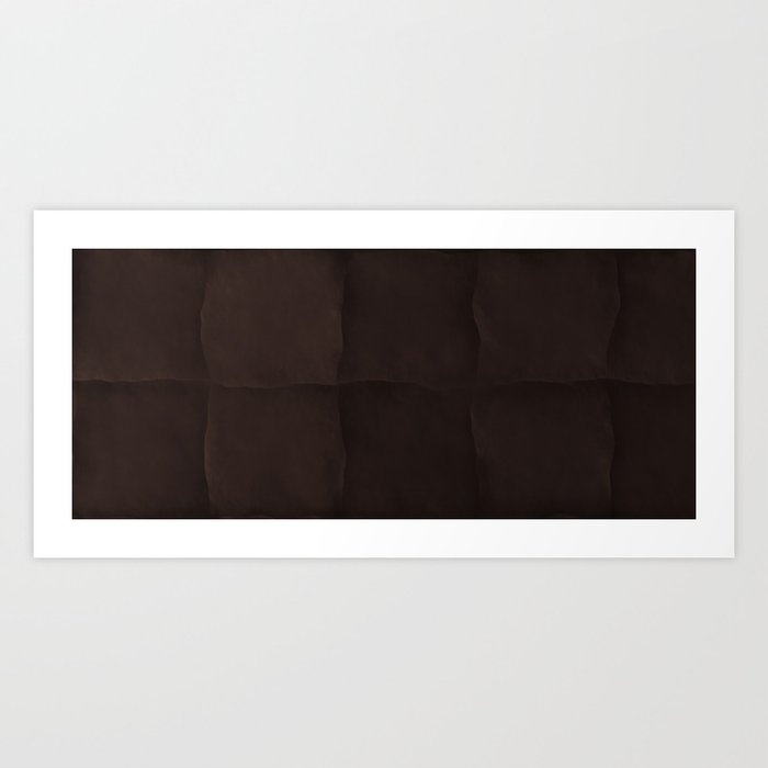 Coffee dark brown Art Print