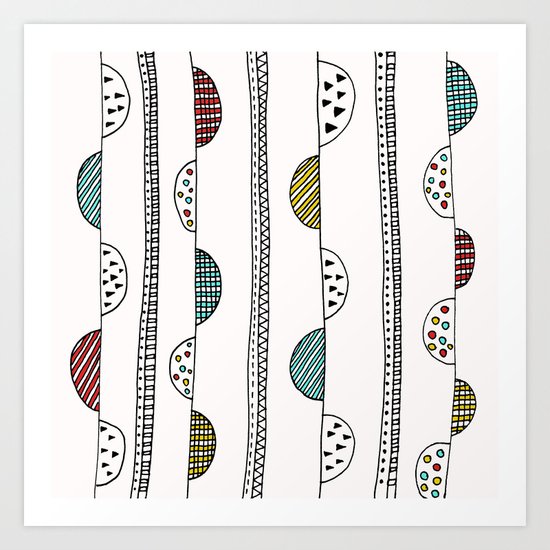 Hills and Valleys Art Print