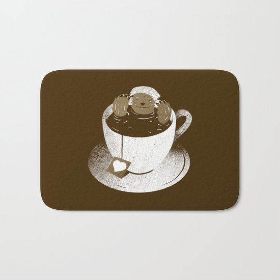 Monday Bath Sloth Coffee Bath Mat