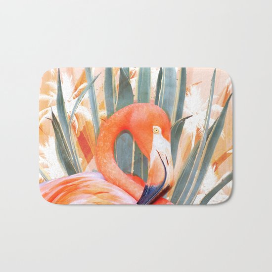 Flamingo Bath Mat