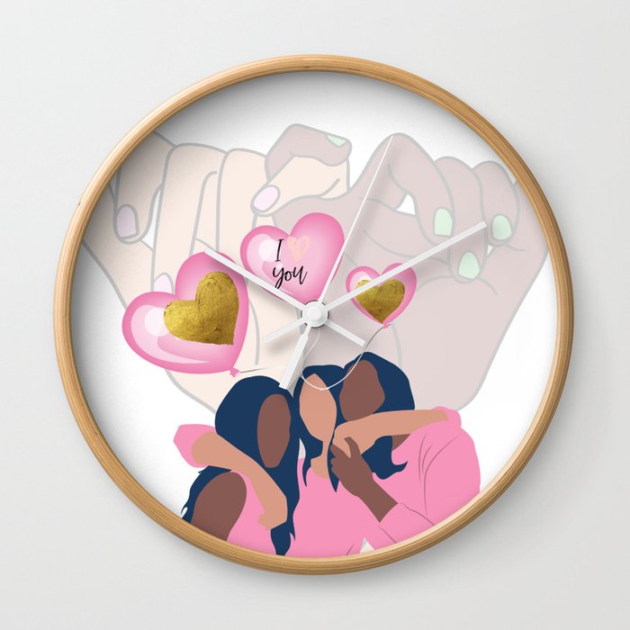 Friendship forever Wall Clock
