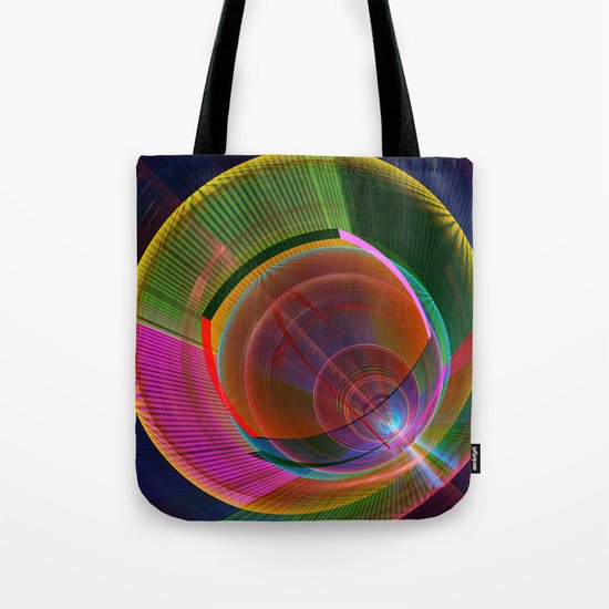 Colourful geometric abstract Tote Bag