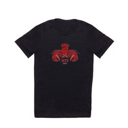 Rock Lobster Montauk — Red T Shirt