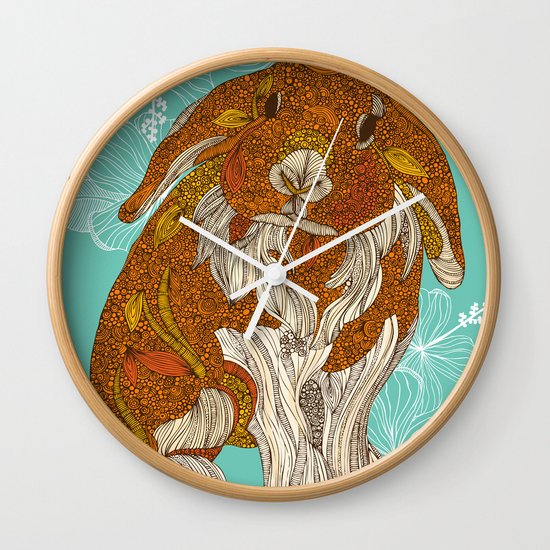 Hello little bunny Wall Clock