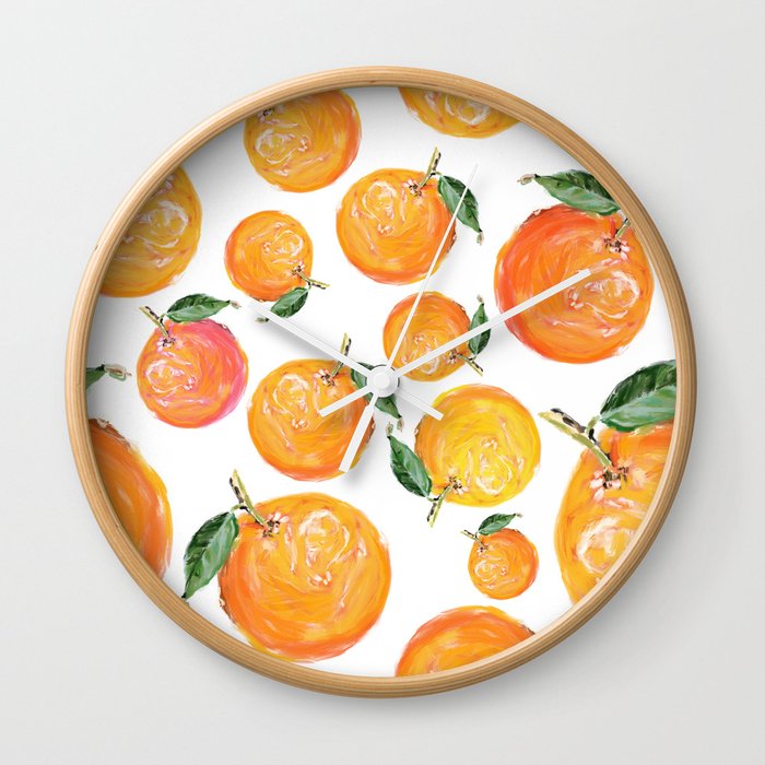 Rome Forest Oranges Wall Clock