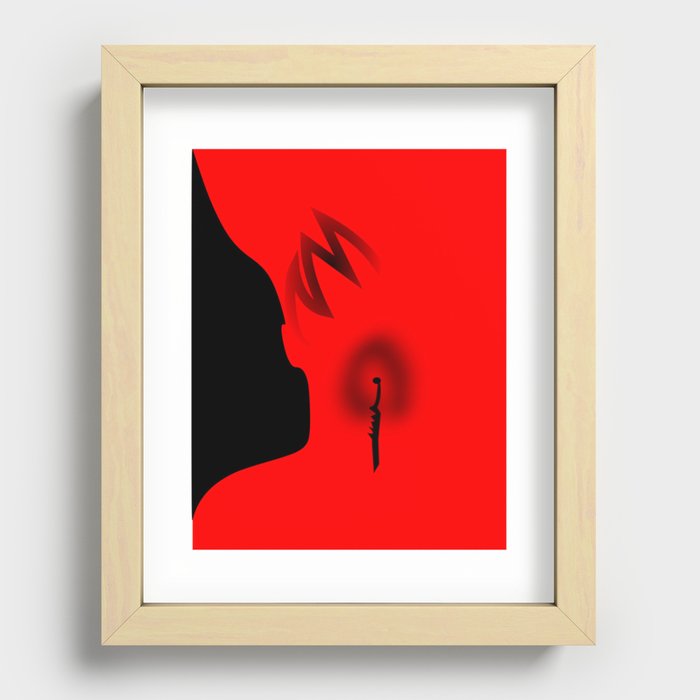 FIRE Recessed Framed Print