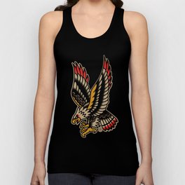 Traditional Tattoo Eagle  Tank Top