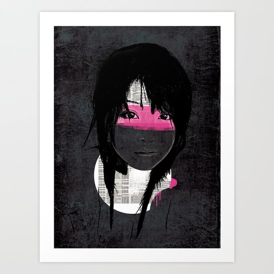 Pink Phone Art Print