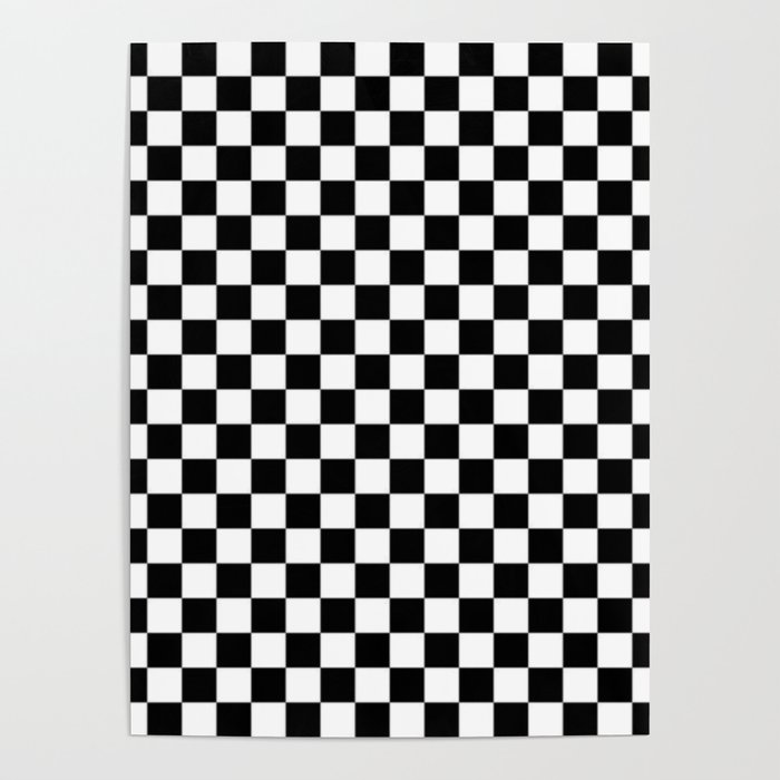 checkerboard Poster