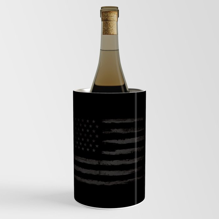 Black American flag Wine Chiller