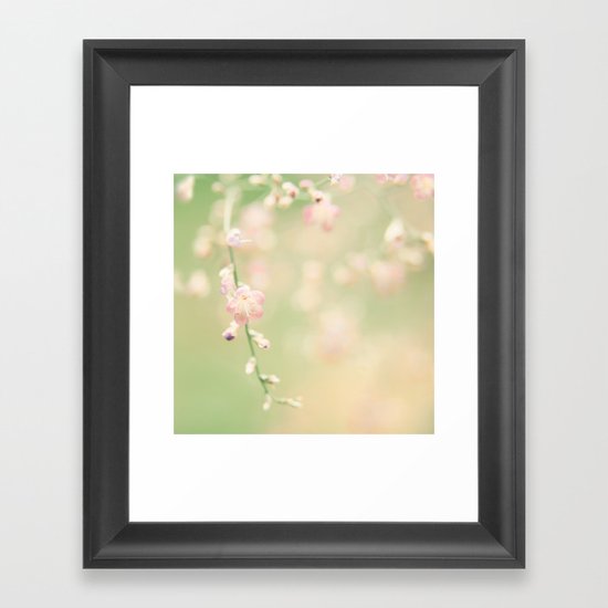 Fresh Mint Kisses Framed Art Print