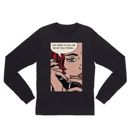 Hotline Bling Pop Art: You Used To Call Me Long Sleeve T Shirt
