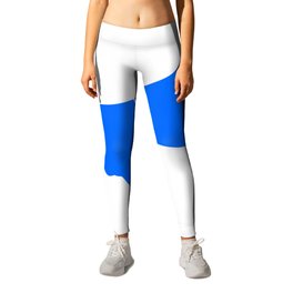 Blue Isolated Megaphone Leggings | Crowd, Noisy, Speaking, Acoustic, Trumpet, Blue, Amplify, Radiate, Noise, Graphic 