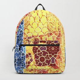 Gustav Klimt & Persian Ceramic Art inspired Backpack