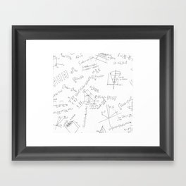 As Calculus Goes to Infinity... Framed Art Print