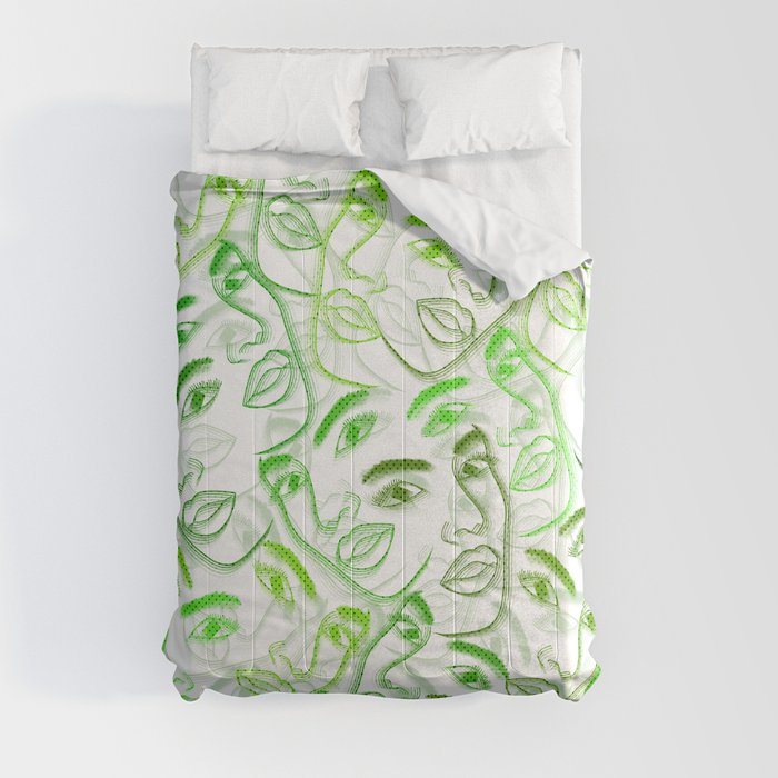 The Many Faces of Beauty Comforter