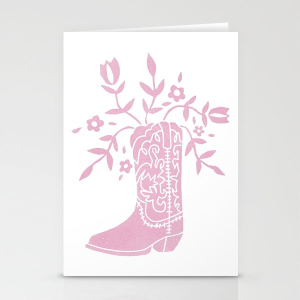 Floral Cowboy Stationery Cards