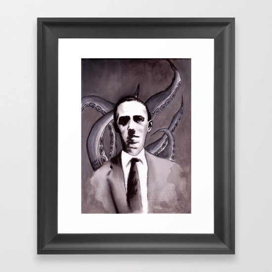 Shuddering At The Nameless Things Framed Art Print