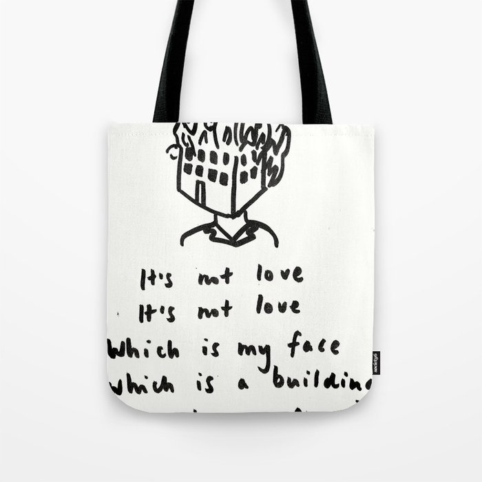 Love -> Building on Fire Tote Bag