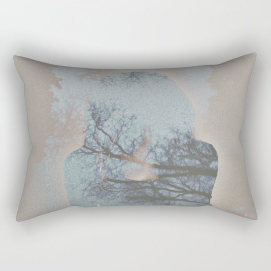A Ghost in the Trees Rectangular Pillow