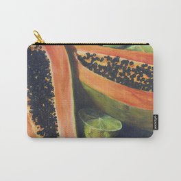 Papaya and Limes Carry-All Pouch