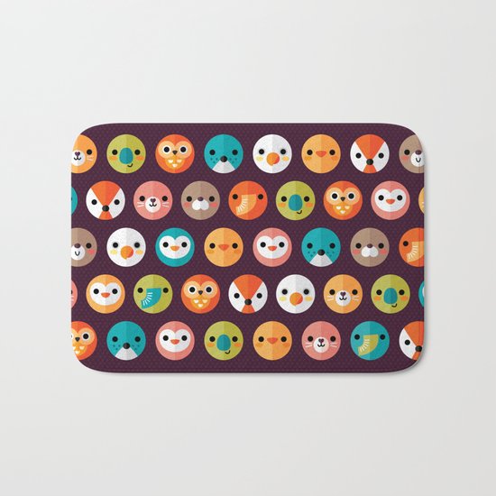 SMILEY FACES 1 Bath Mat