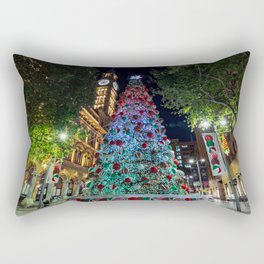 Christmas Tree, Martin Place, Sydney Rectangular Pillow