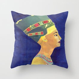 Nefertiti Throw Pillow