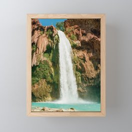 Arizona Waterfall Framed Mini Art Print