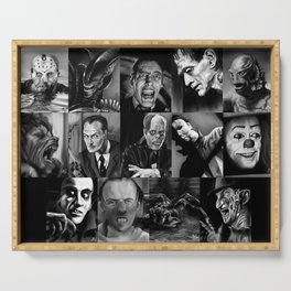 Icons of Horror Serving Tray