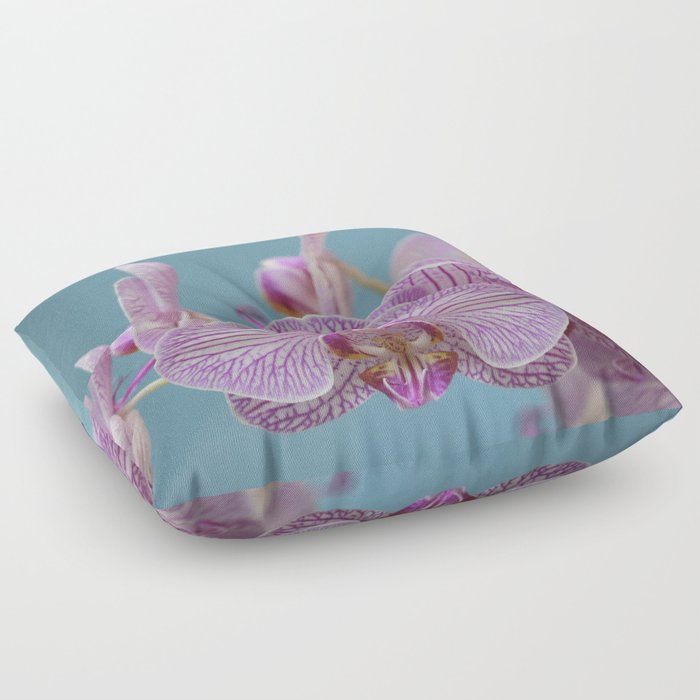Pink Moth Orchid  Floor Pillow