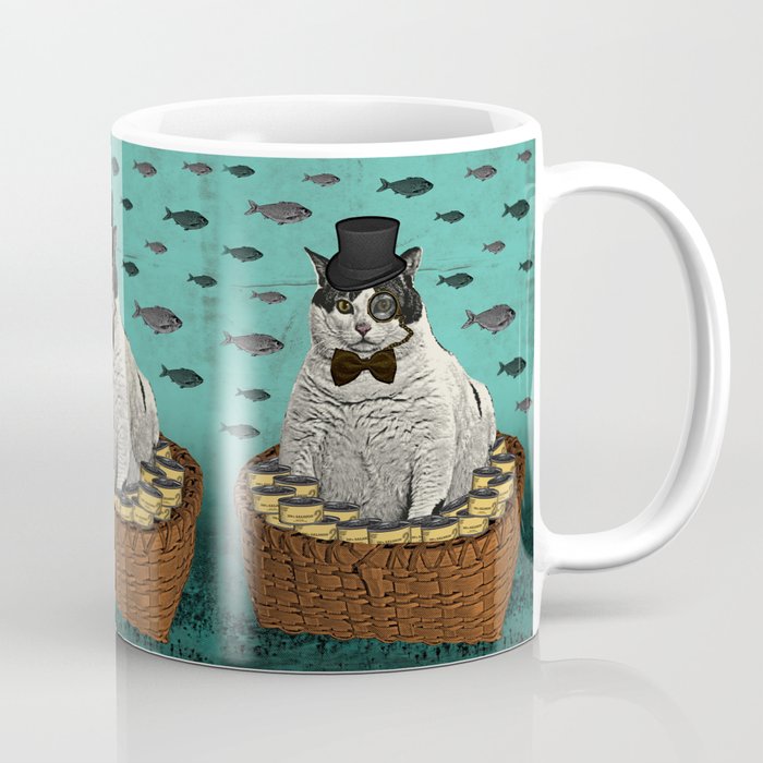 Fat Cat Print Coffee Mug