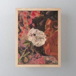 Peony in Bloom Framed Mini Art Print