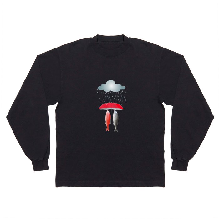 Paseo bajo la lluvia Long Sleeve T Shirt