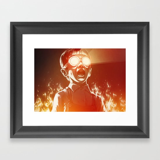 FIREEE! Framed Art Print