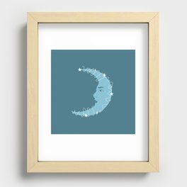 Blue Moon Recessed Framed Print