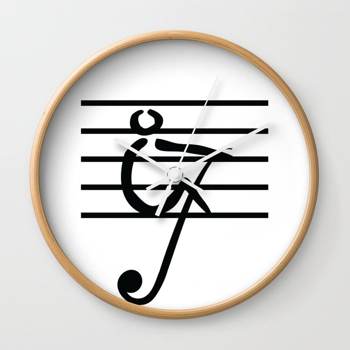 Rowing & Music Key1 Wall Clock