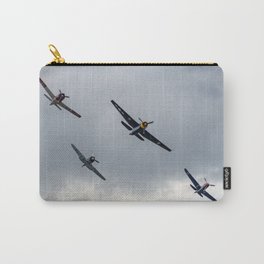 P-40N Warhawk, Grumman Avenger, T-28 Trojan & CAC Boomerang in formation Carry-All Pouch