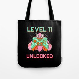 11 Year Old Level Unlock Gamer Game Easter Sunday Tote Bag