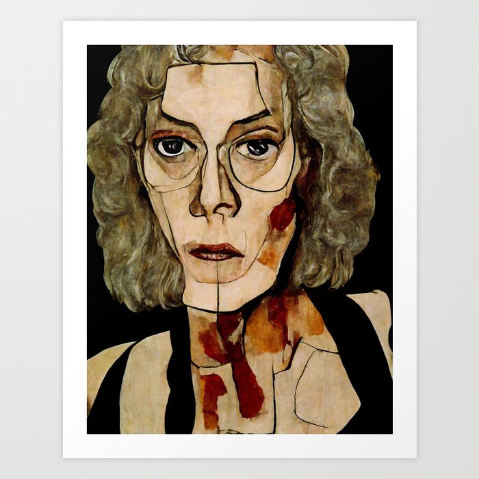 Laurie Strode (AI generated) Art Print