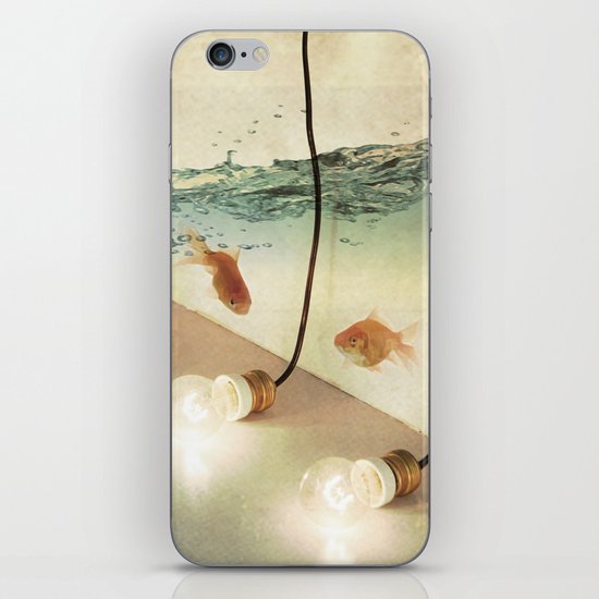 ideas and goldfish iPhone & iPod Skin