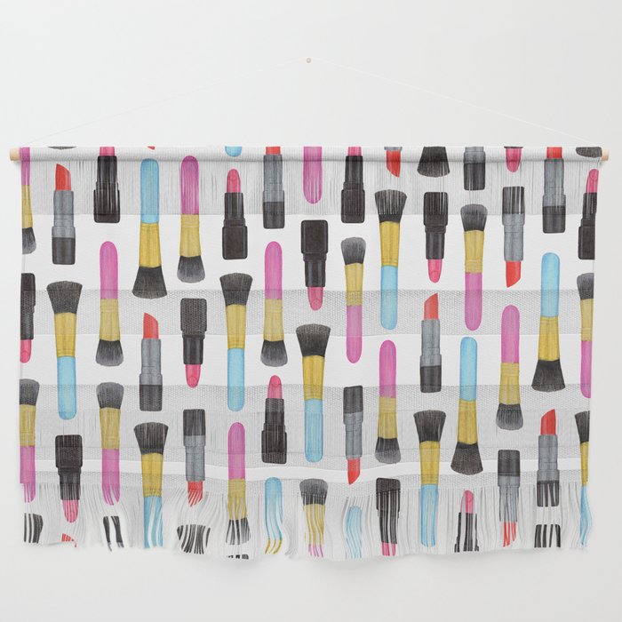 Llipsticks and Makeup Brushes Design | Beauty and make-up accessories Wall Hanging