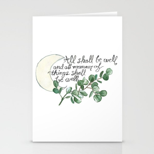 All Shall Be Well Stationery Cards