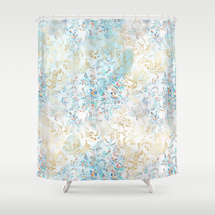 Feather peacock #15 Shower Curtain