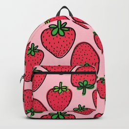 Strawberry pattern Backpack