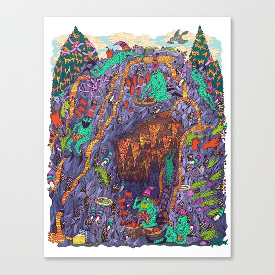 The Pizza Mine Canvas Print