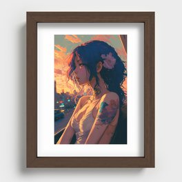 Hued Beauty Recessed Framed Print